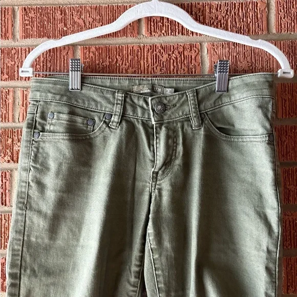 Prana “Kayla” Dark Olive Skinny Jean 2/26 - Picture 3 of 7